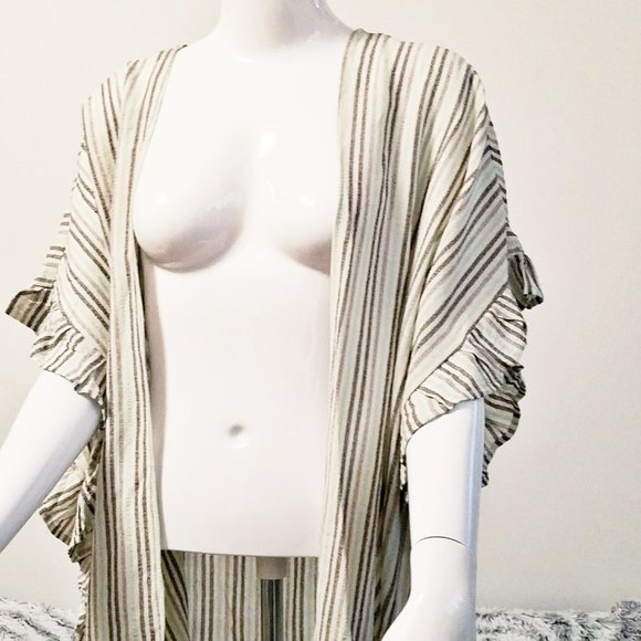 Cover-up Overshirt l Ava James NWT 1X All Cotton - Picture 4 of 12